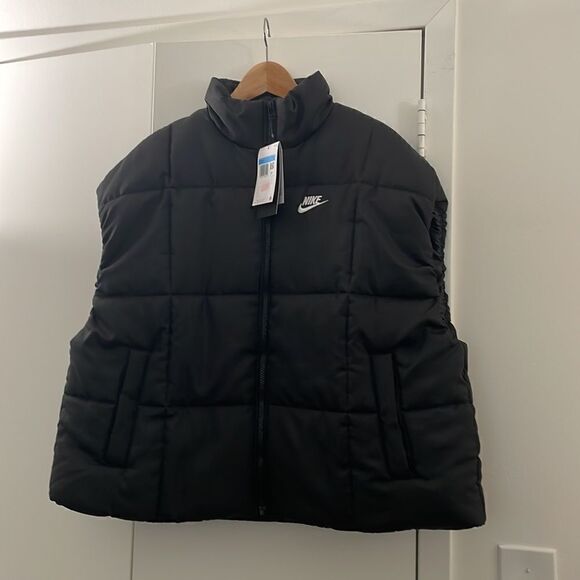 Nike Sportswear Classic Puffer Therma-Fit Loose Fit Vest Black Women Size M - Picture 4 of 13